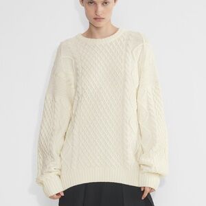 Aritzia Peggy Sweater - Whisper White NWT